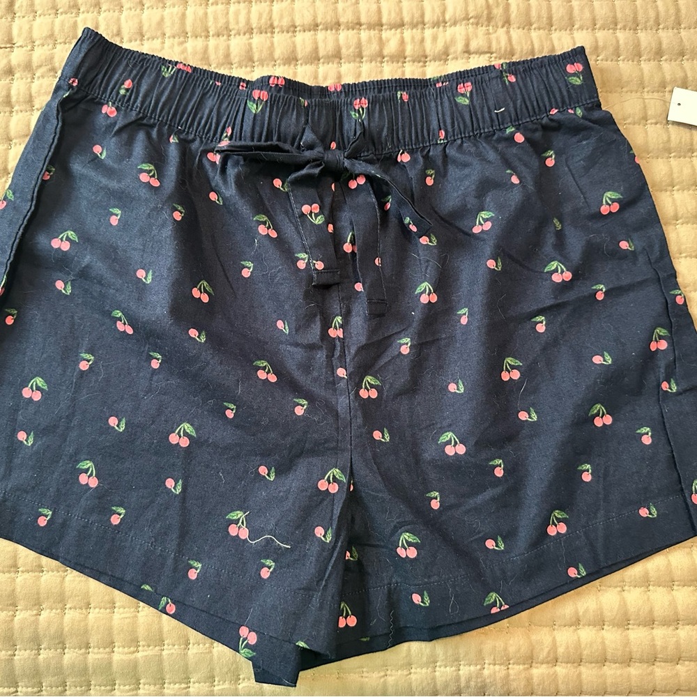 GAP Navy Cherry Print Women's Shorts